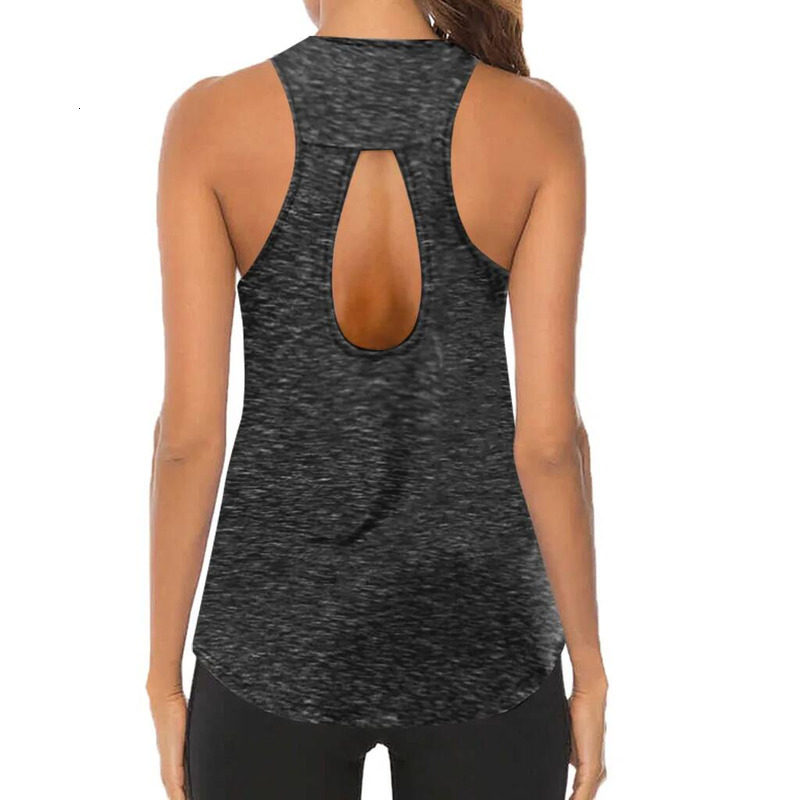 Women Yoga Loose Thin Sports Vest Breathable Sleeveless T-Shirt Gym Fiess Running Shirts Girls Sexy Tank Tops New