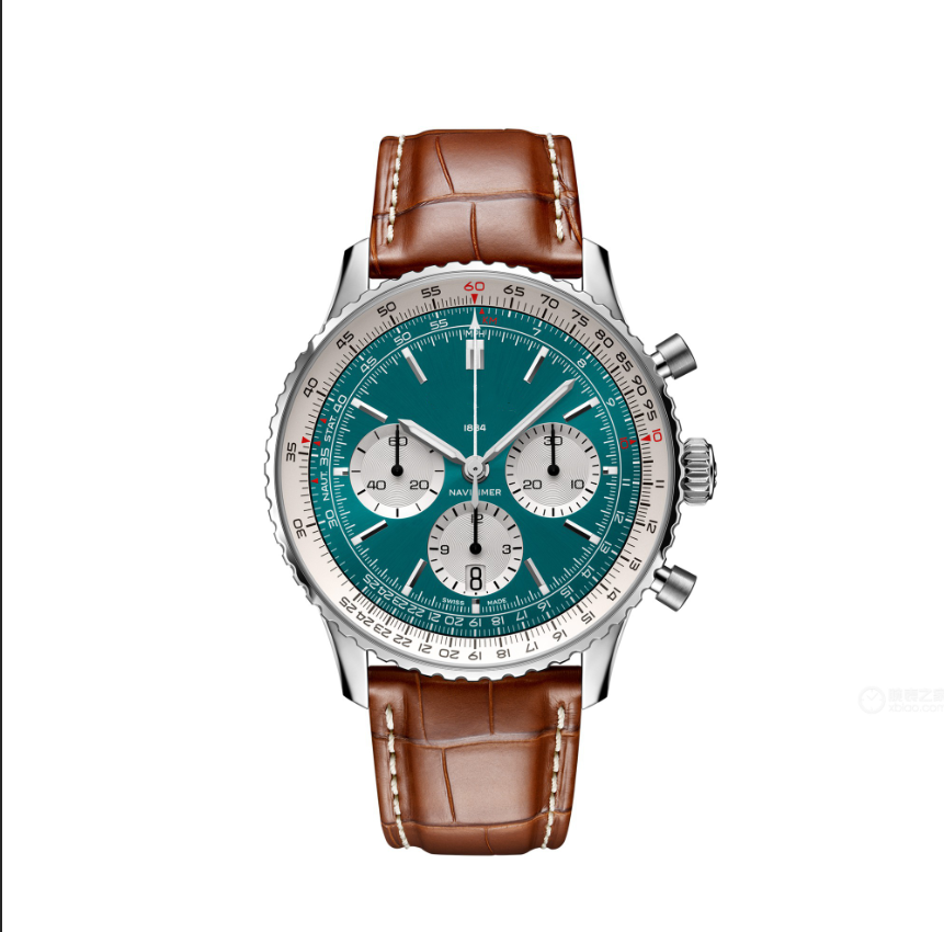 Aerospace Chronograph B01 - A new model of men's business quartz 6-finger all-function leather wristwatch