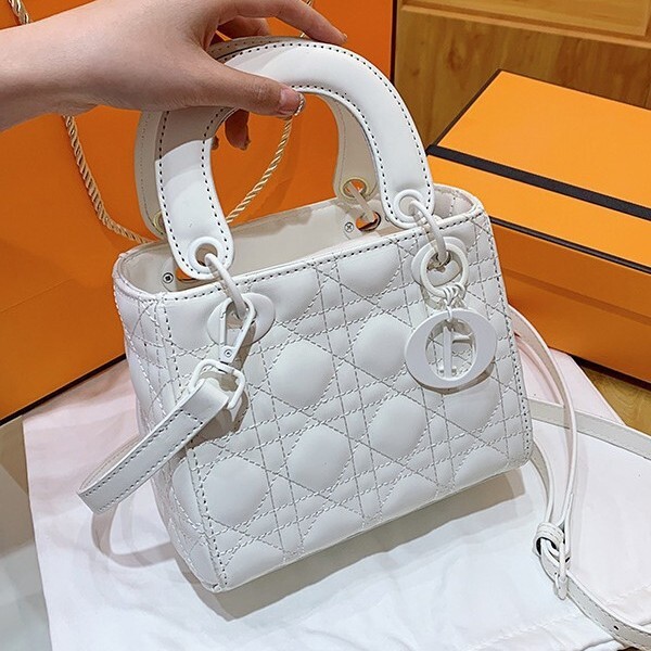 Designer Free Shipping 2025 Autumn/winter New High-quality Matte Diamond Princess Diana Bag Shoulder Bag Fashion Jumpsuit
