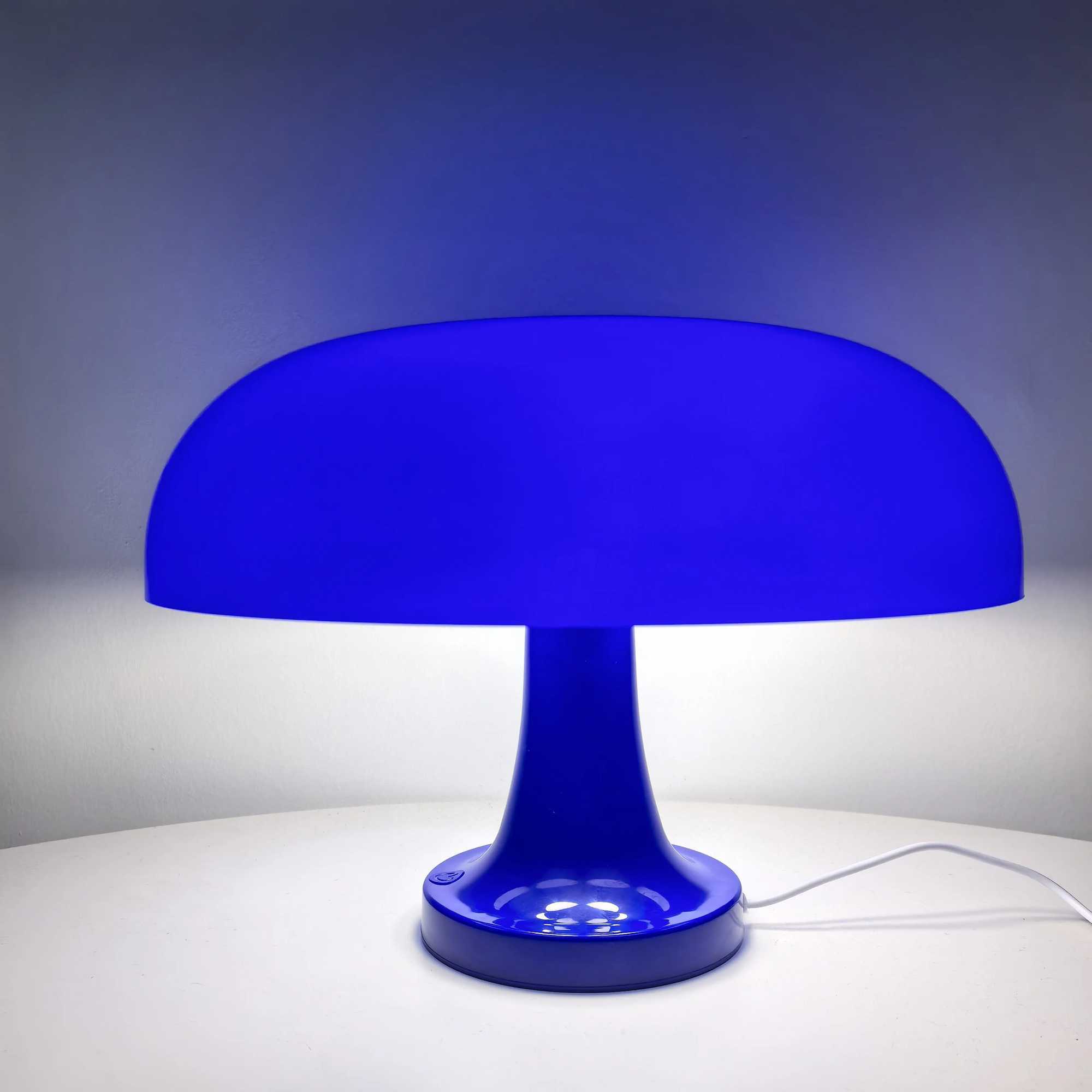 Mushroom table lamp minimalist modern bedroom bedside lamp Danish designer orange decorative table lamp Z250618