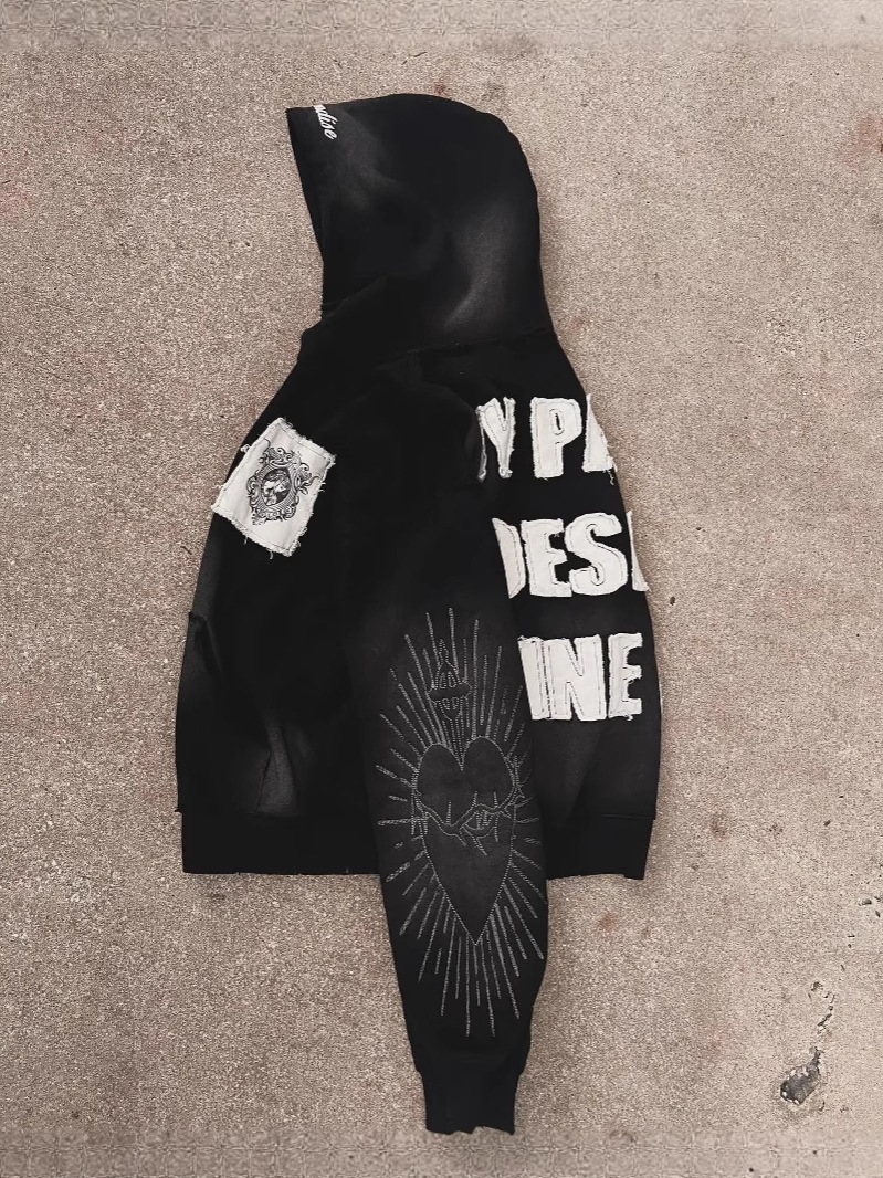 Designer Coat free shipping The new printed sweatshirt short hoodie and fashionable versatile zipper cardigan jacket men