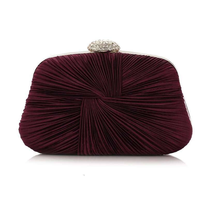 Trendy New Dinner Handheld Women's Bag Folded Weave Banquet Handbag 3039