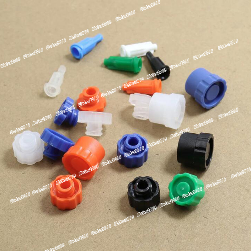 Luer Lock Plug Cover Screw Precision Tips Liquid Dispensing Plug Syringe Cap Sealing Head PP Material