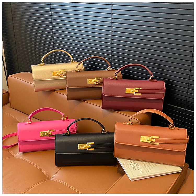 Free Shipping Designer bag Fashionable casual simple versatile single shoulder light luxury trendy crossbody bag Black Brown Gold Red Pink