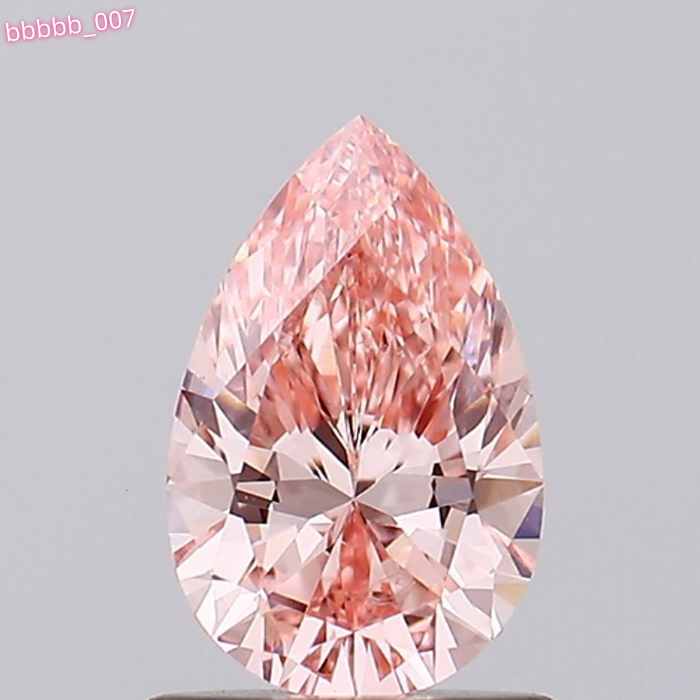 IGI Certified Pear Cut Shape Lab Grown Diamond Light Pink Fancy Color Loose Diamond For Jewelry Making Ideal For Engagement Ring