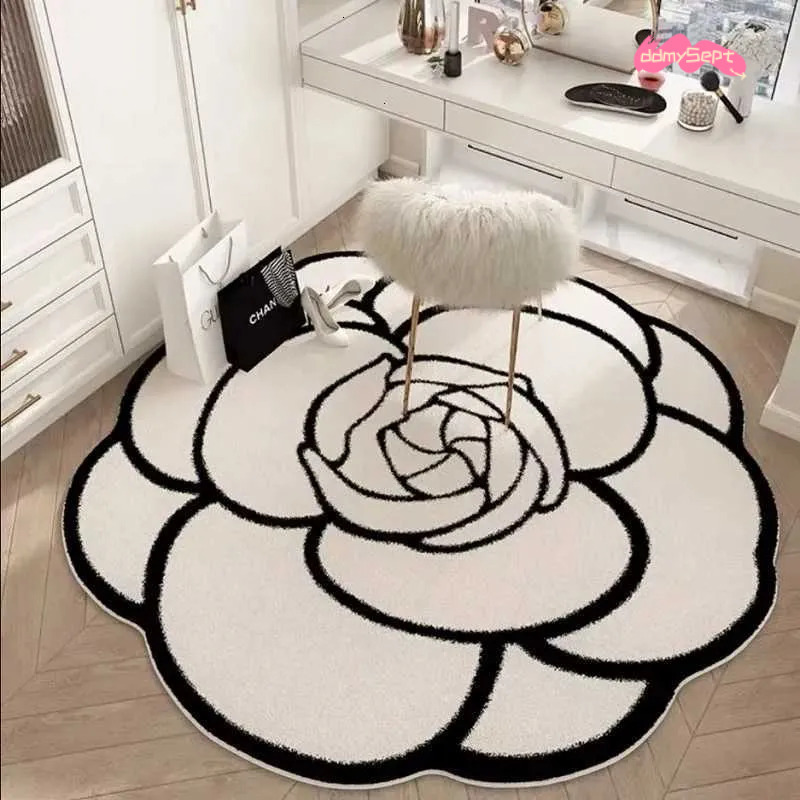 Light Luxury Premium Lia Irregar Circar Living Room Carpet Bedroom Blanket Study Swivel Chair Designer Floor Mat ddmysept H260226