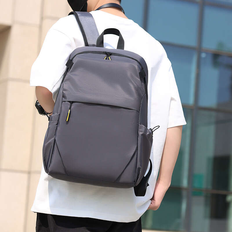 Business membrane backpack for men, new large capacity leisure commuting backpack, student storage, dirt resistant computer bag