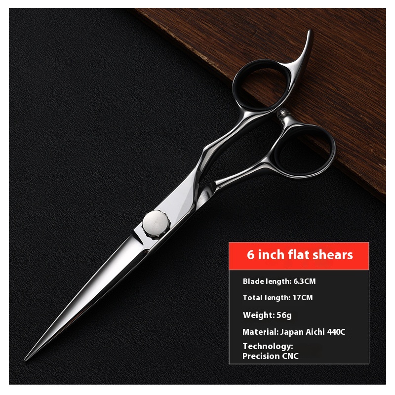 Japanese 440C salon hairdresser professional hairdressing scissors 5.5/6/6.5/7-inch flat scissors, reverse teeth scissors, Thinning scissors, hair sty