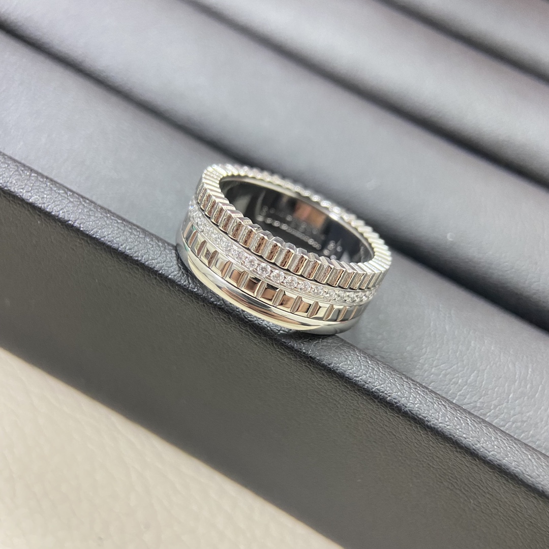 ADITA Quatre rings designer ring T0P quality for couples wedding rings details are consistent with counter products Moissanite classic style With box J001