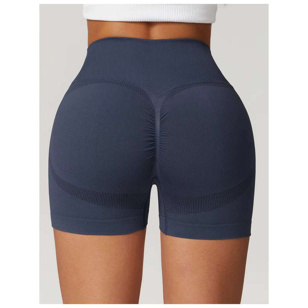 DHessentials Bashasports Peach Butt Lift Seamless Tight Yoga Wear Running High-waisted Exercise Fiess Shorts