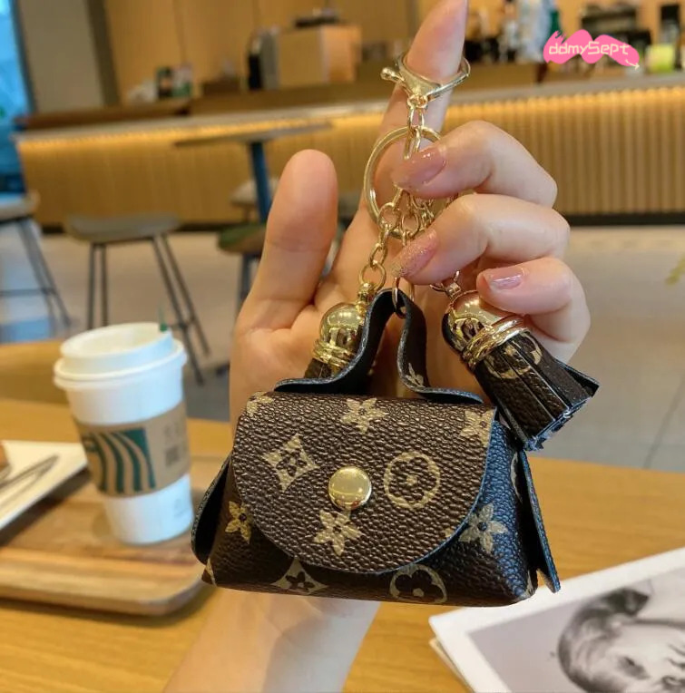 PU Leather - Handmade Tassel Car Key Lanyard Purse Keychain for Men & Women Bag Pendant ddmysept