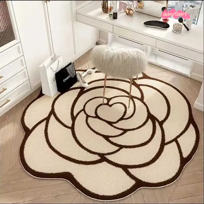 Light Luxury Premium Lia Irregar Circar Living Room Carpet Bedroom Blanket Study Swivel Chair Designer Floor Mat ddmysept H260226