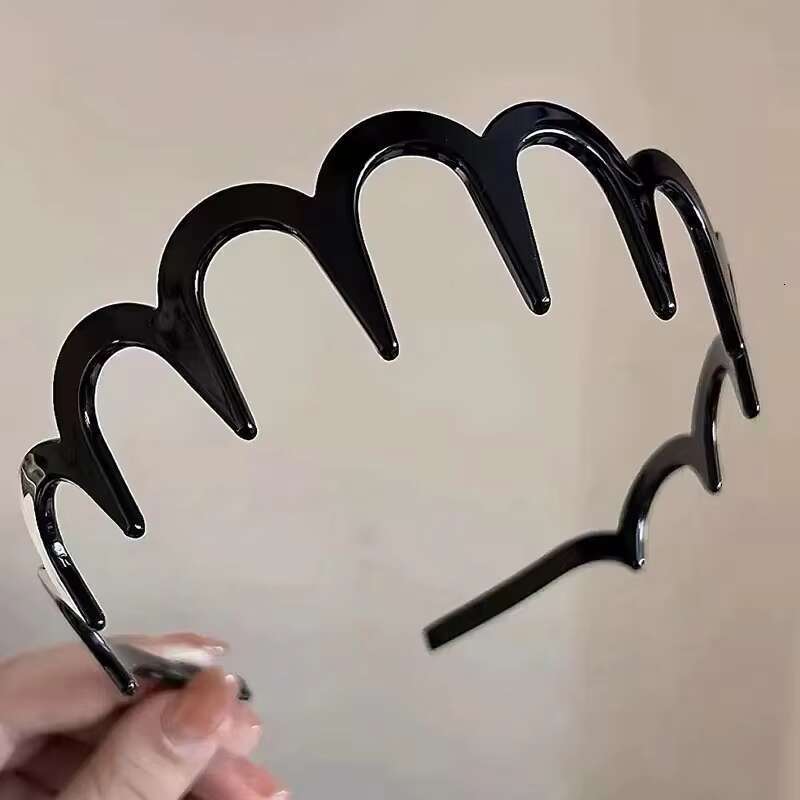 DHgargets Hot selling U-shaped anti slip with simple face wash headband for women's hair accessories