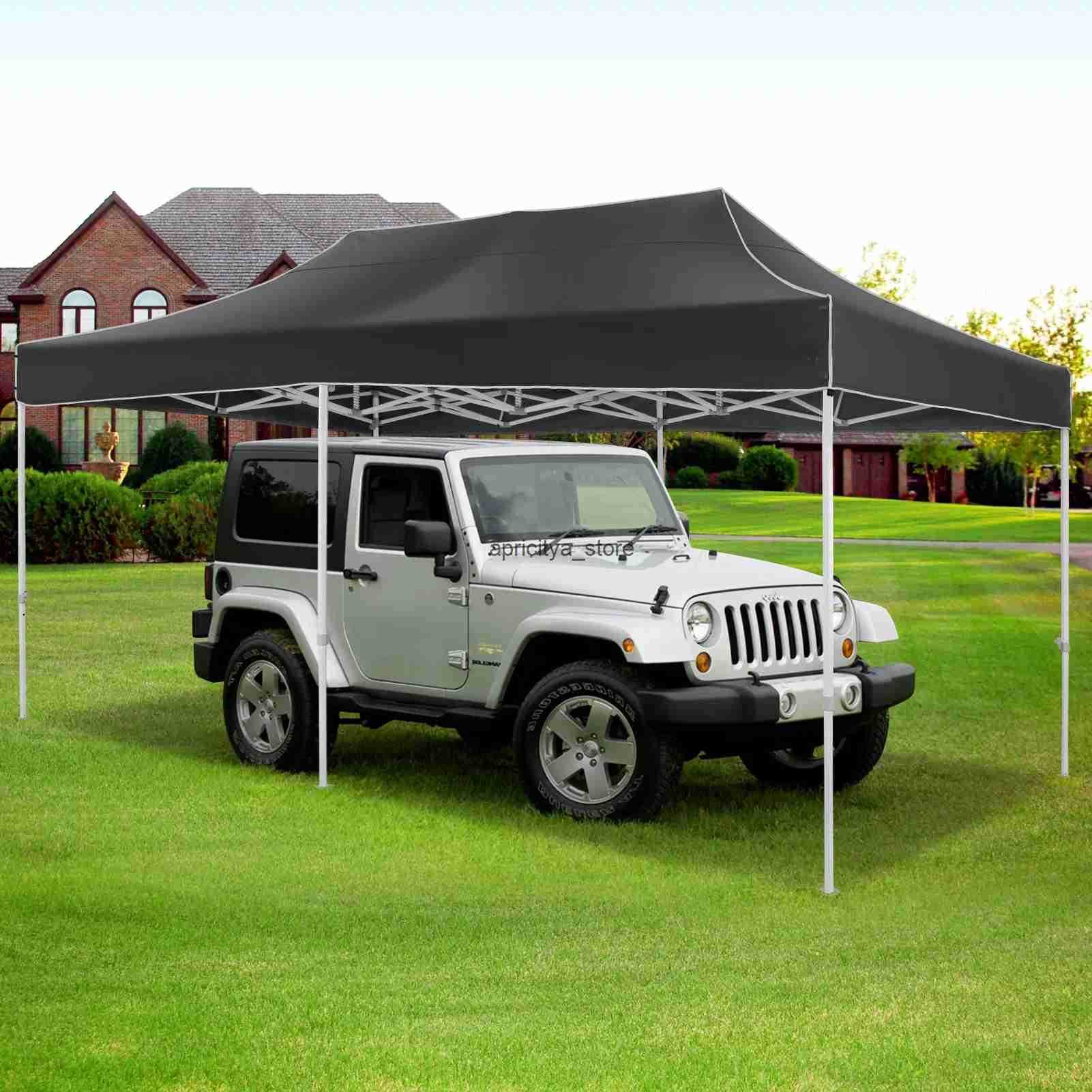 10x20 heavy-duty pop-up canopy tent used for party events weddings commercial instant canopy with roller bag waterproof party tent Q250423