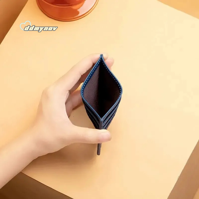 Thin Wallets Women Ultra-Slim Leather Purse, Credit Card Holder Wallet with Compact Coin Pocket - Lightweight for Daily Use ddmynov