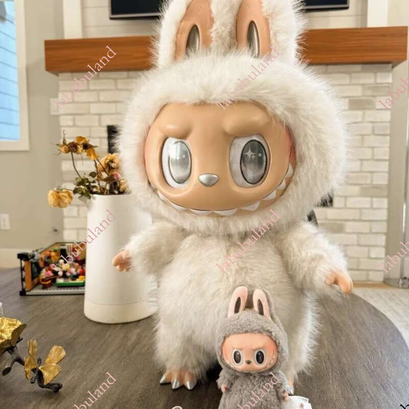 Authentic Labubu The Monsters Angel Clouds ZIMOMO I Found You Cute Vinyl Face Doll 58Cm Big Tall Plush Figure Toy