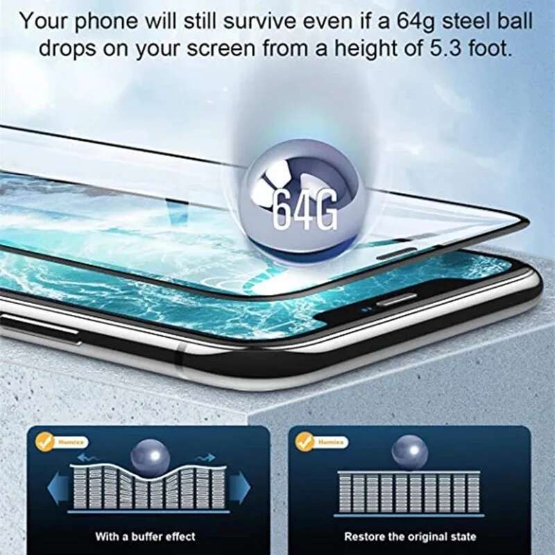 2PCS Screen Protector 13 12 11 Pro Max X XS MAX XR Tempered Glass For iphone 14 15 16 Plus Protective