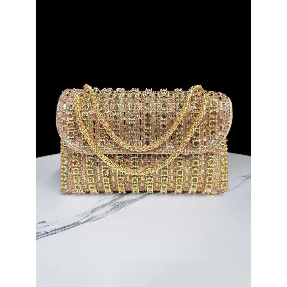 New Full Handbag With Diamond Inlaid Underarm For Ladies, Bag, Formal Dress, One Shoulder Crossbody Banquet Bag