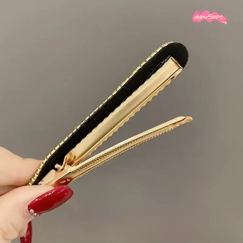 Rhinestone Clips - Elegant French Style Bling Hair Barrette Clip for Women's Fashion Accessories ddmysept