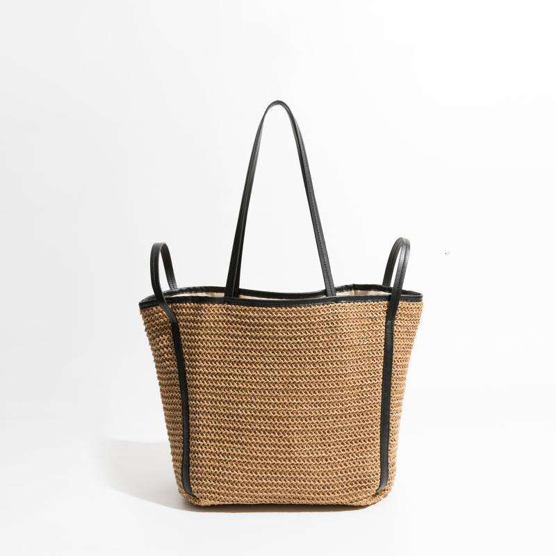 Ins Style Resort Beach Bag Straw For Women S Big Looks New Summer Tote Shopping Beach Vacation Woven Bag KQ
