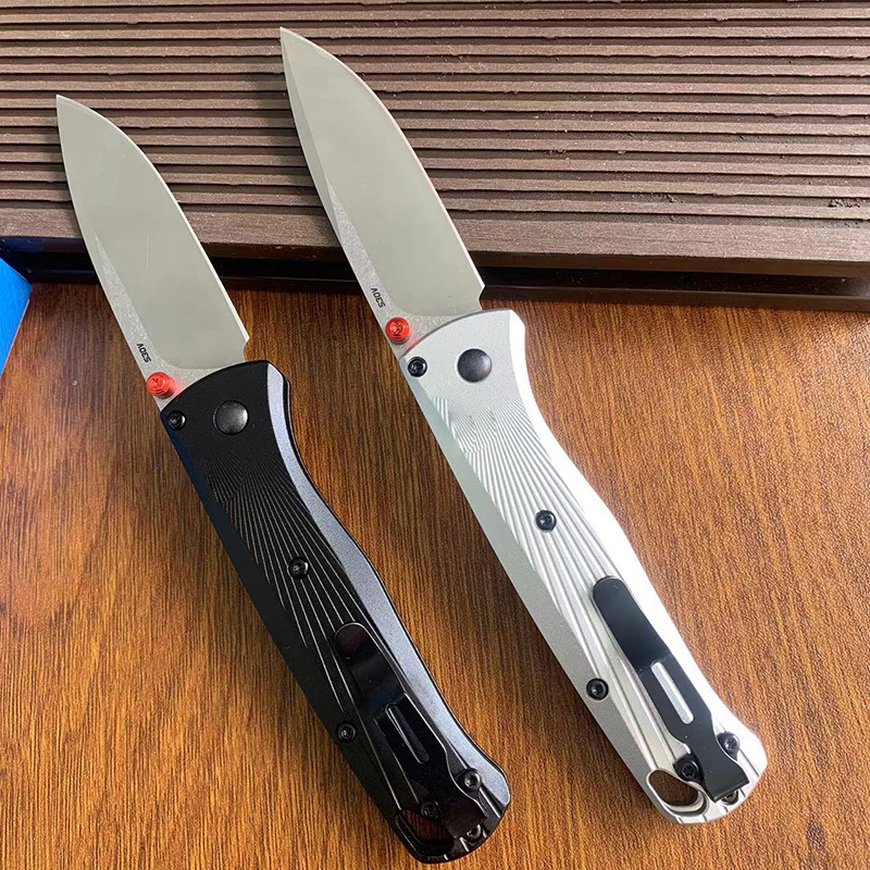 Bm 535bk-4 Bugout Aluminum Folding Knife with CPM-20CV Blade for Camping Survival and Hiking Practical Cutting Knife Men's Gifts