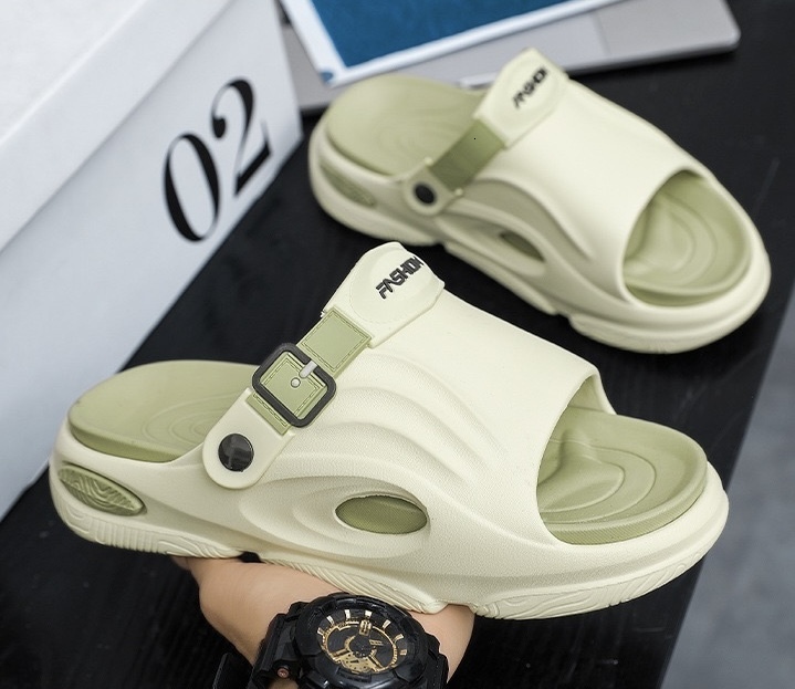 Men Slippers Designer Slides Mens Stylish Sandals Black Sliders Summer Beach Slipper Outdoor Sandal Shoes Size XY43