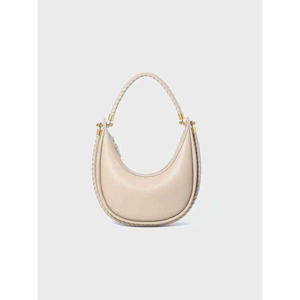 Genuine Leather Women's Bag 2025 New Simple And Fashionable Design, High-End Feel, Hand-Held Bill Of Lading Shoulder Crossbody Designer's ba