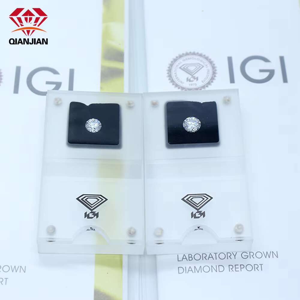 Lab Created 1ct Cvd Diamond Lab Seed Lab Grown Diamonds IGI HPHT Single Crystal Loose Diamonds for Jewelry Making