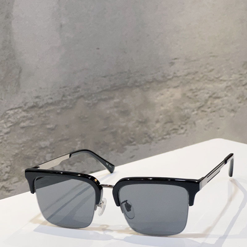 Fashion designer sunglasses men and women retro square half frame UV protection sunglasses GG1226 metal legs outdoor leisure with box