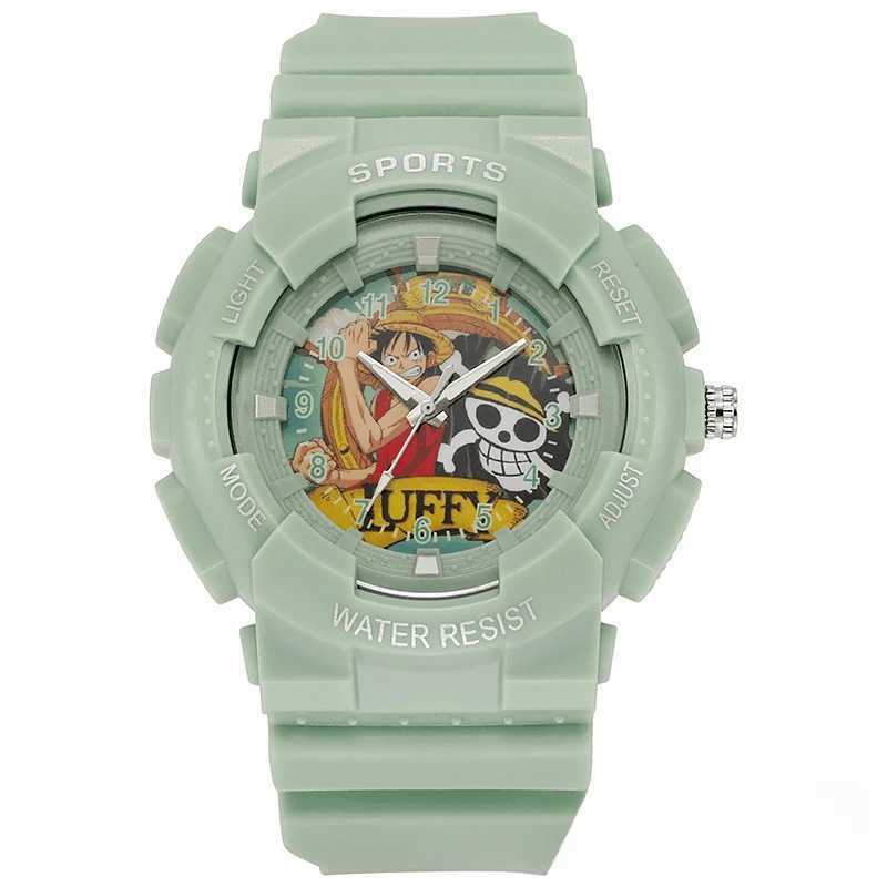 New One Piece Children Electronic Watch Anime Luffy Student Waterproof Wrist Watch Boy Girl Quartz Sports Watch Kids Gift L251122FM9Q