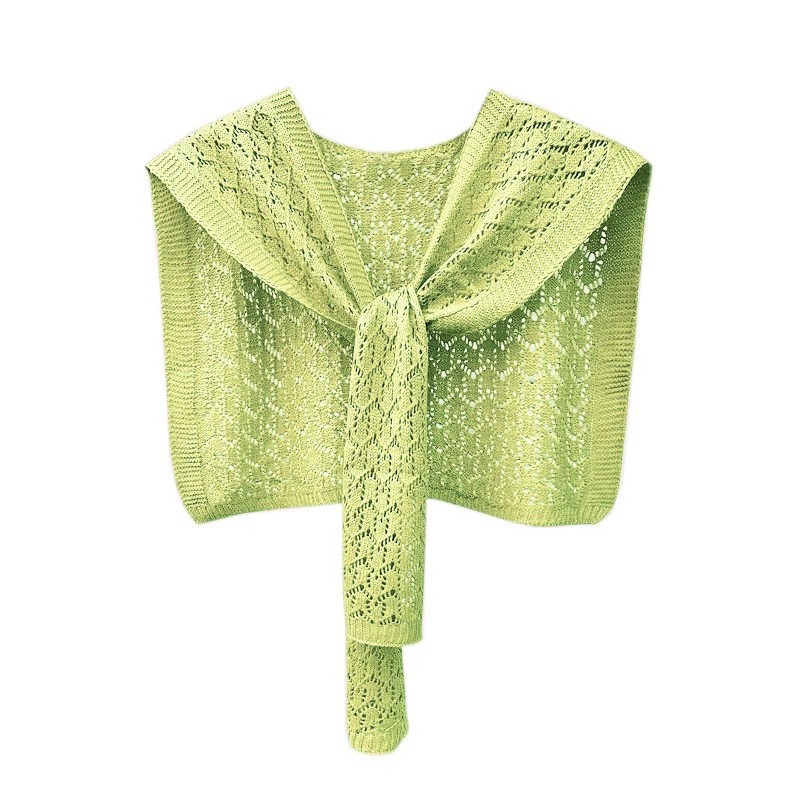 K485 Internet celebrity shawl hot summer women's outer wear air-conditioned room shoulder shoulder guard waistcoat versatile knitted hollow scarf