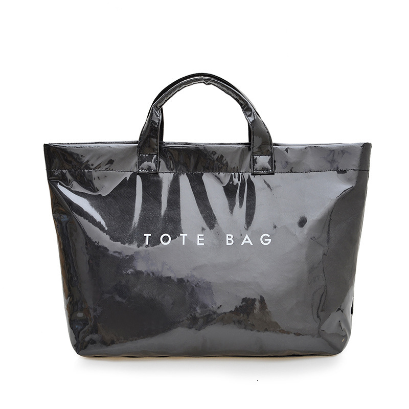 Luxury Brand Designer Bag 2025 New Designer Bag Large Capacity Kraft Paper Jelly PVC Transparent Waterproof For Work Commuting, One Shoulder Crossbody