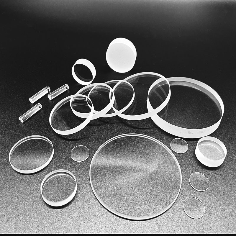 Customized Fused Silica UV Transparent Quartz Round Window High Temperature Resistant Quartz Plate