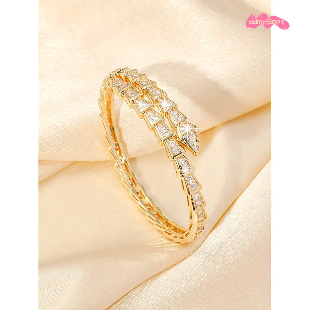 Women s Popular Round Diamond Full Zircon Bracelet Ladies Light Luxury Temperament Circular Bangle Cross border Best seller H11.21 ddmysept