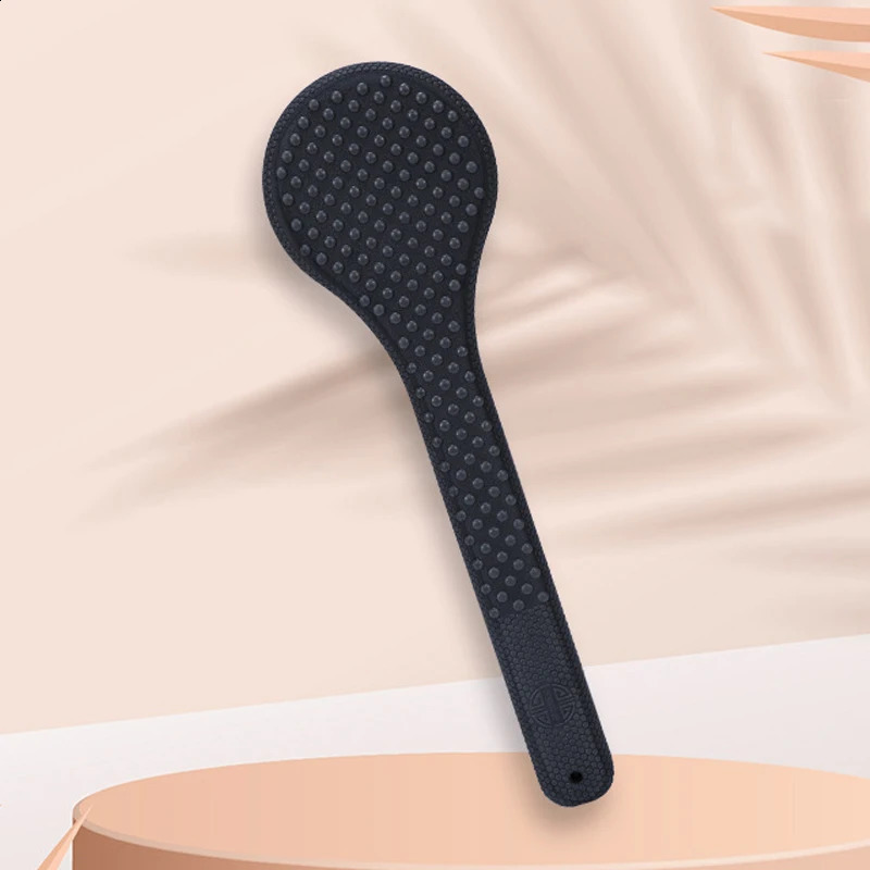Multi-Functional TPE Back Knock Hammer 3D Convex Point 38.5cm Long Massage Stick for Full-Body Stress Muscle Relaxation 250418