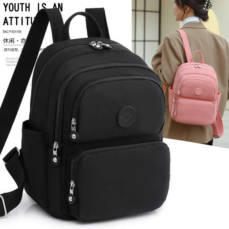 Leisure Versatile Bag 2025 New Korean Edition Large Capacity Women's Simple College Student Travel Backpack