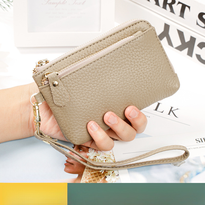 Designer Wallet Japanese Genuine Leather Women S Fashion Zipper Coin Handheld Small Bag Cowhide Zero Wallet Keychain Luxury Wallet Key Pouch