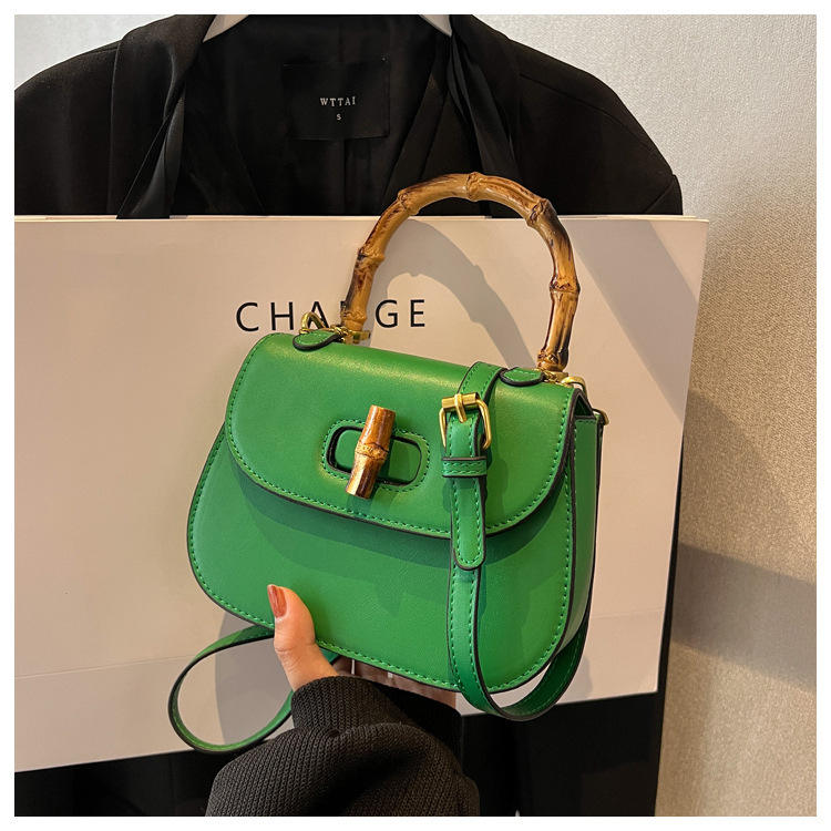 New Minimalist Series Designer Women's Bamboo Tote Bag 2025 Free Shipping Women's Designer Bag High-quality Fashionable Single Shoulder Cros