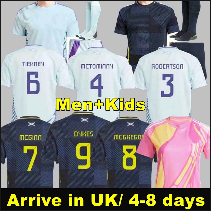 2025 soccer jerseys TIERNEY DYKES ADAMS MCTOMINAY football shirt McGREGOR ScoTTisH nation MCGINN McKENNA men kit kids uniform 2024