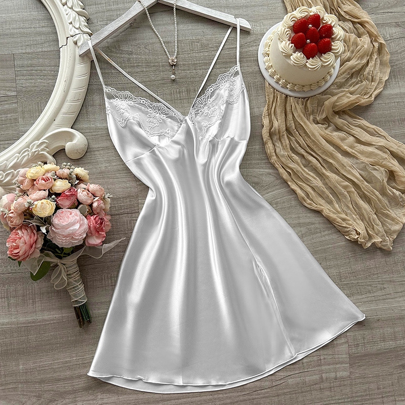 European and American style underwear sexy foreign trade nightdress fashion simple suspender pajamas