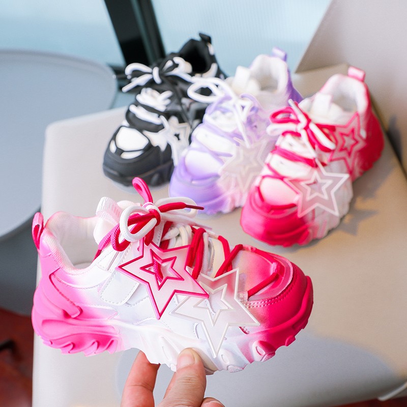 Children Shoes Student Casual Boys Soft Sole Kids Sneakers Girls Youth Running Kidszworld Fashion Toddler Sport Trainers Shoes Size 26 - 37 K0435