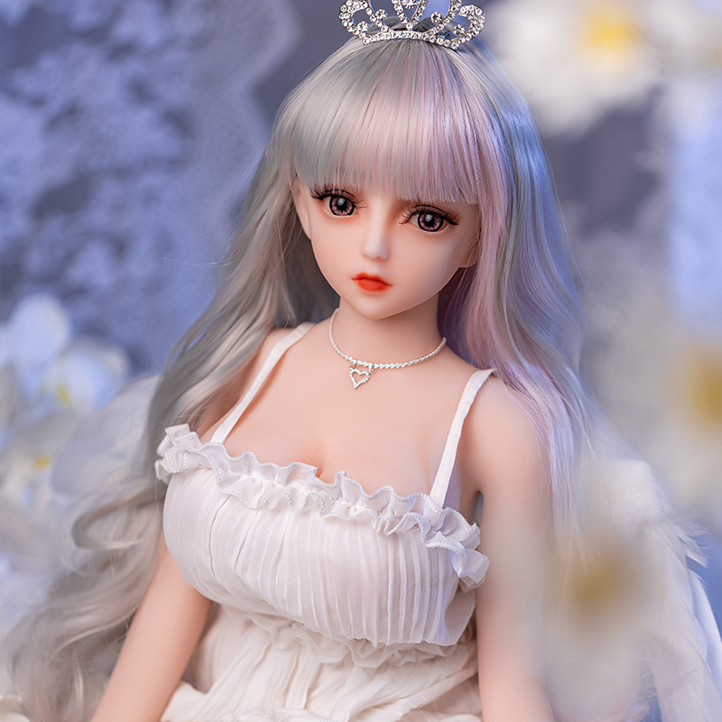 85CM Realistic Anime Girl Doll TPE Silicone Body with Metal Skeleton Removable Head Adjustable Pose Wigs Included Collectible Figure Private Ship