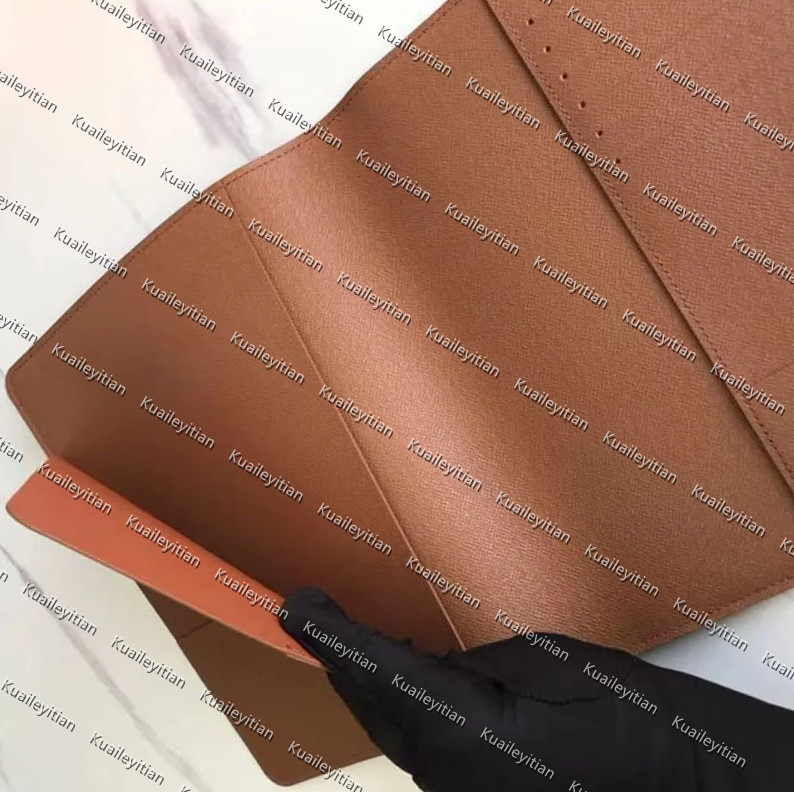 Large DESK RING AGENDA COVER Holders Business Notebook Diary Protective Case Card Holder Wallet Desktop Designers Notepad With Box Size 18cm*23cm