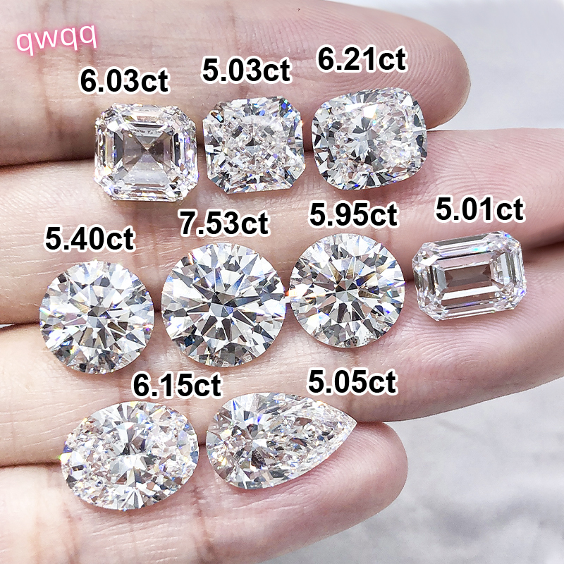 Lab Created HPHT CVD VVS VS1 0.3CT 0.5CT 0.8CT 1CT 1.5CT 2CT 3CT 4CT 5CT Synthetic IGI GIA Certified Lab Grown Diamond