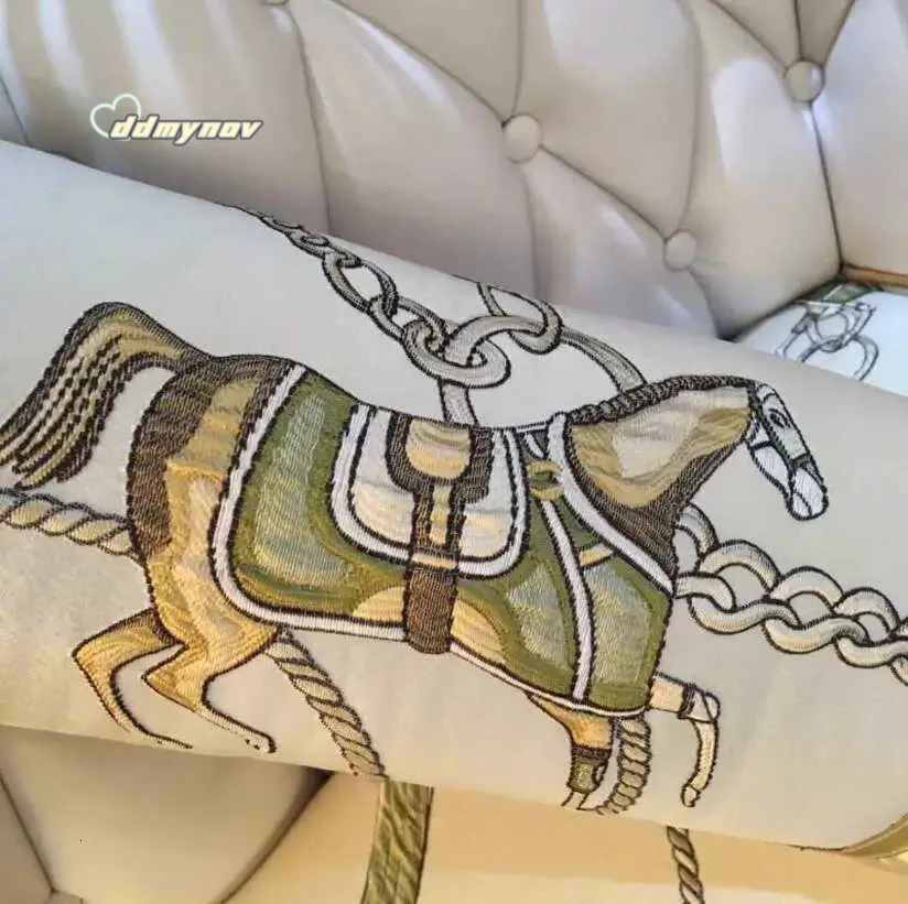 Long Satin Bolster Pillow: European Style Cylindrical Neck Cushion - Washable Home Decor Throw ddmynov