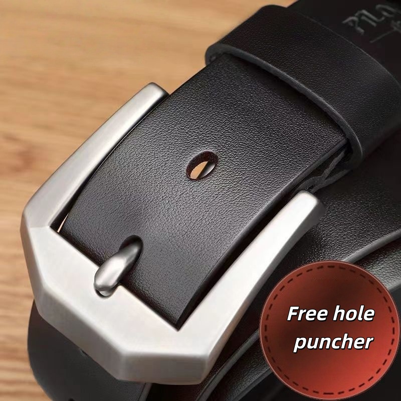 Free hole puncher Mens pin buckle Versatile pin-buckle belt designer belt men mens belt ceinture luxe ceinture belts for men designer cintura uomo bro - view 3