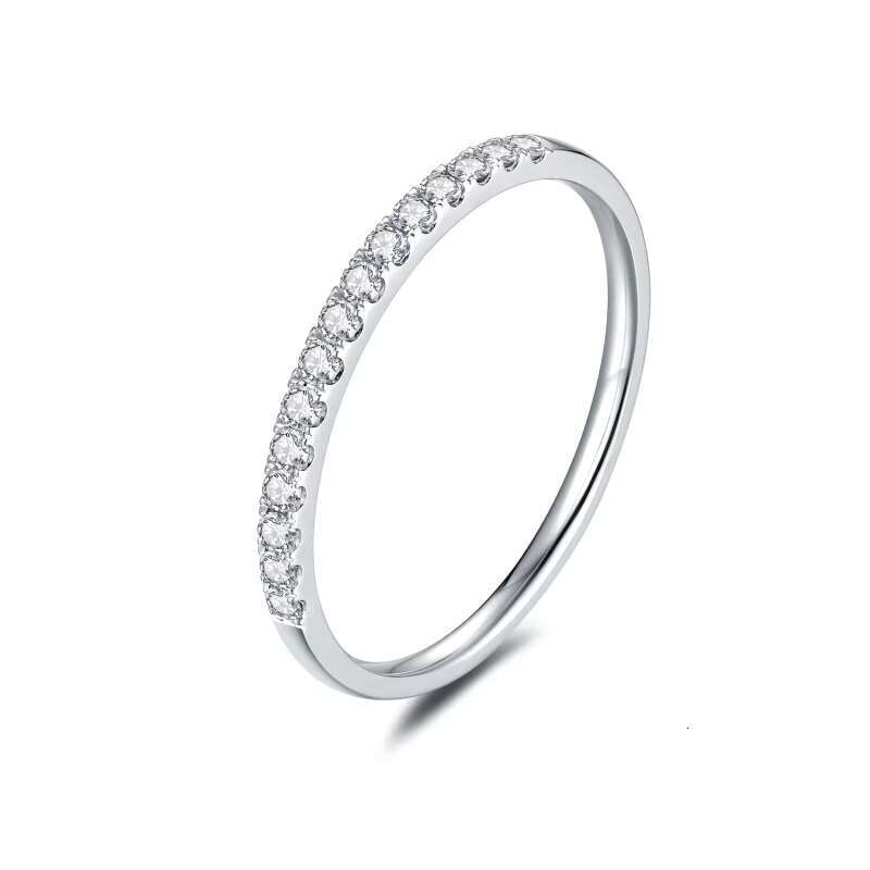 18K Rose Gold Classic Style Lab Grown Diamond Ring Wedding Engagement CVD HPHT Diamonds Womens Party Jewelry
