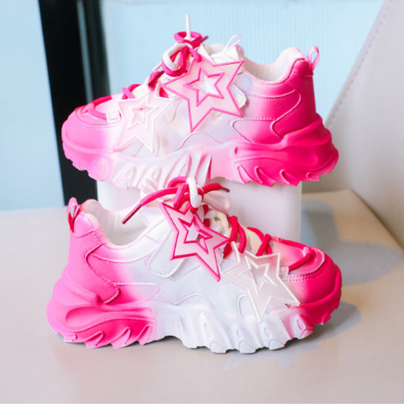 Children Shoes Student Casual Boys Soft Sole Kids Sneakers Girls Youth Running Kidszworld Fashion Toddler Sport Trainers Shoes Size 26 - 37 K0435