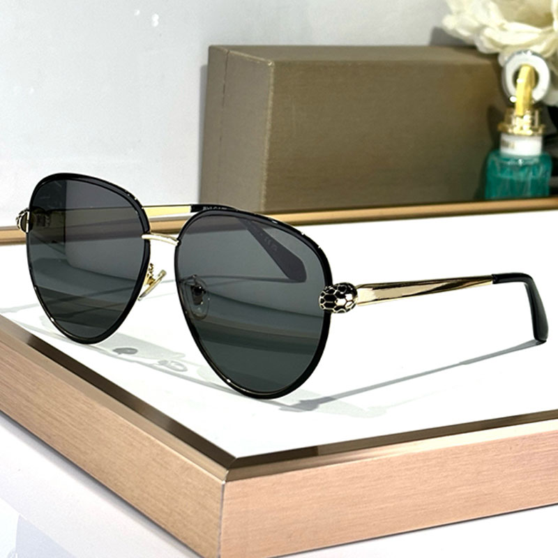 Sunglasses for Womens 40043 Designer pilot sunglasses Men driving goggles fashion serpenti forever sunglasses Fashionable snake head hinge