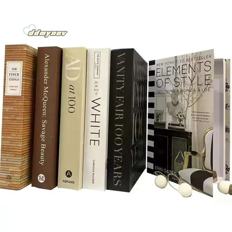 Decorative Boxes Home Decor Stylish Coffee Table Books for Display Faux Book Storage H11.21 ddmynov